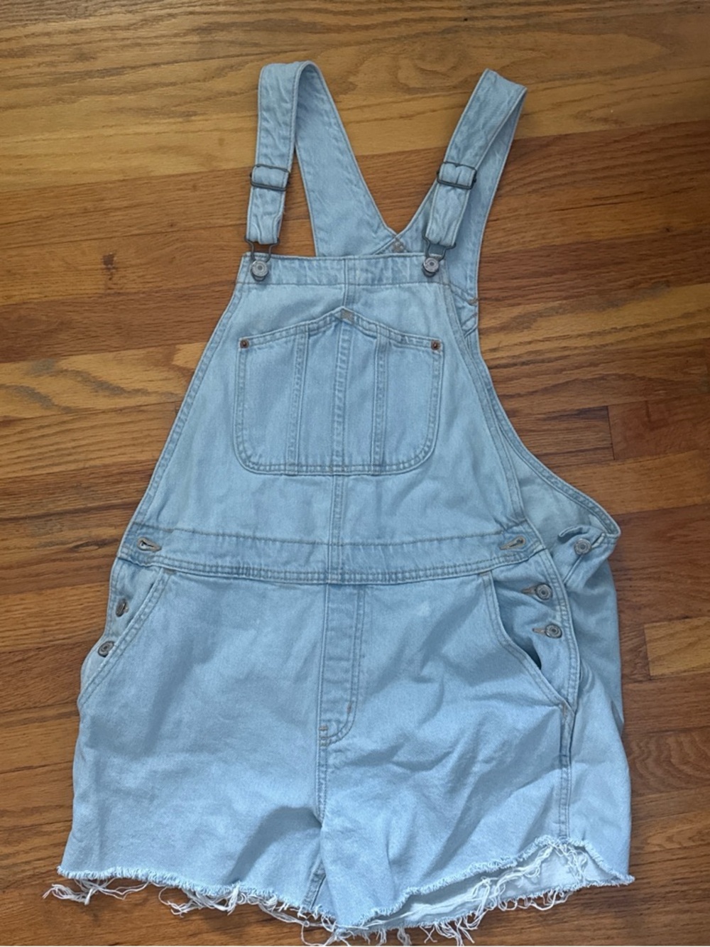 Old Navy Pale Blue Denim Overalls